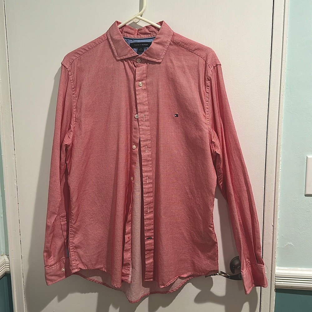 Tommy Hilfiger mens casual shirt